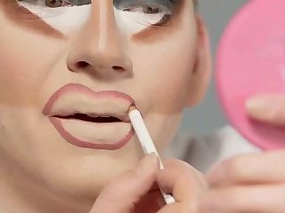 Trixie Mattel's makeup transformation