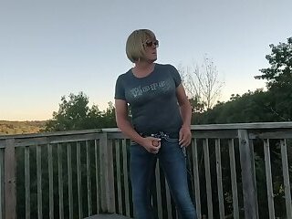 CD in public at scenic overlook caught cumming