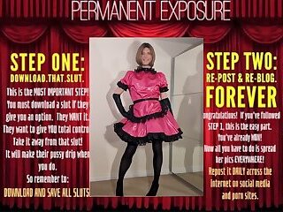 Exposed Sissy Bethany Voice Over Dirty Talk Commentary Crossdresser 4K Slideshow