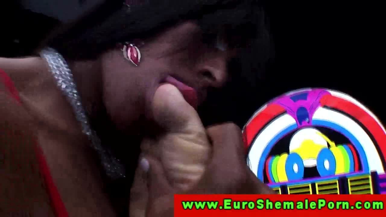 Euro tranny shemale ass drilling dude